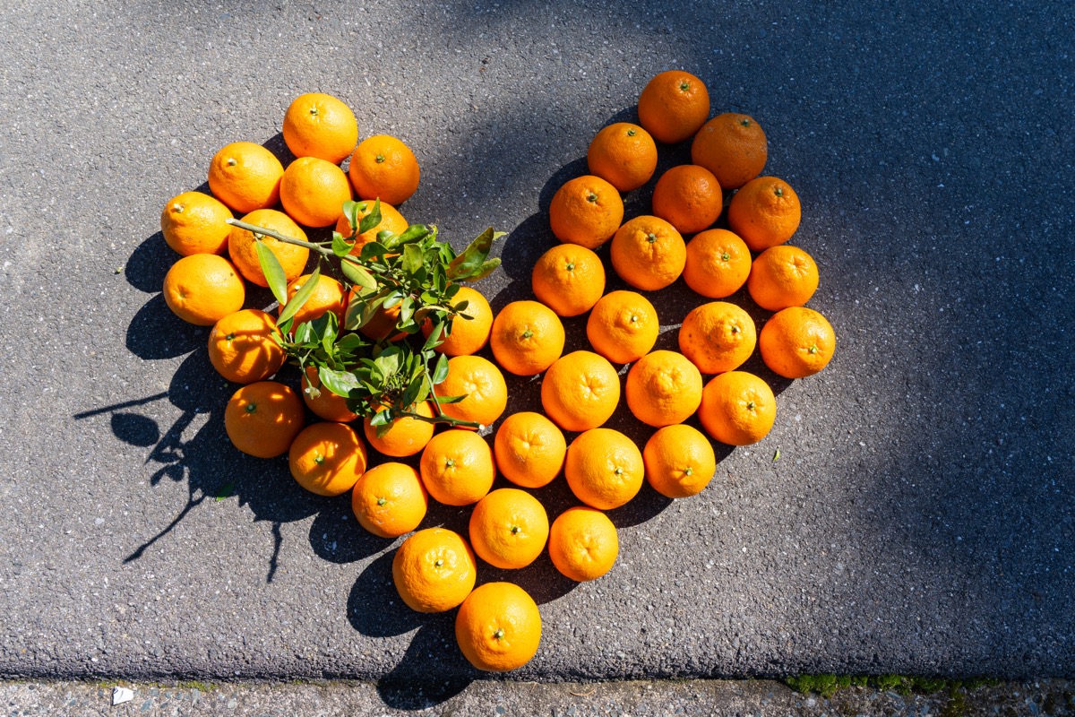 みかんのハート